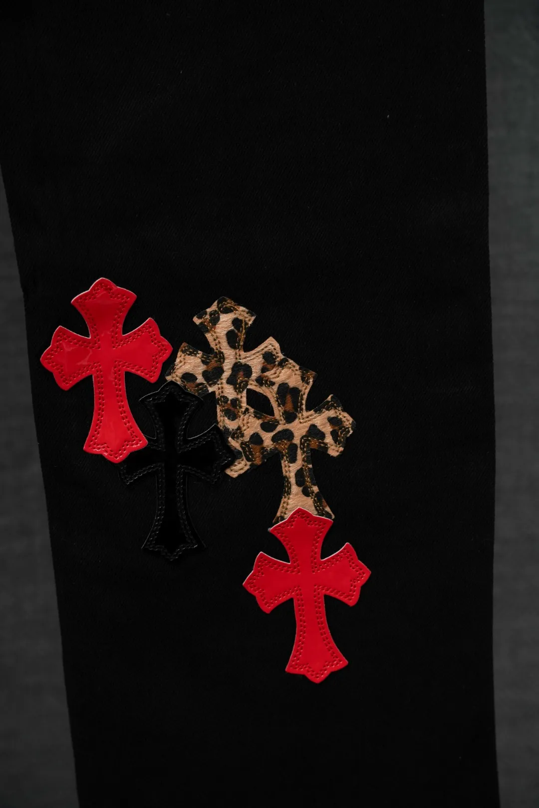 ：S 020 & Chrome Hearts Same Style ：Black Size：28 30 32 34 （S-XL)